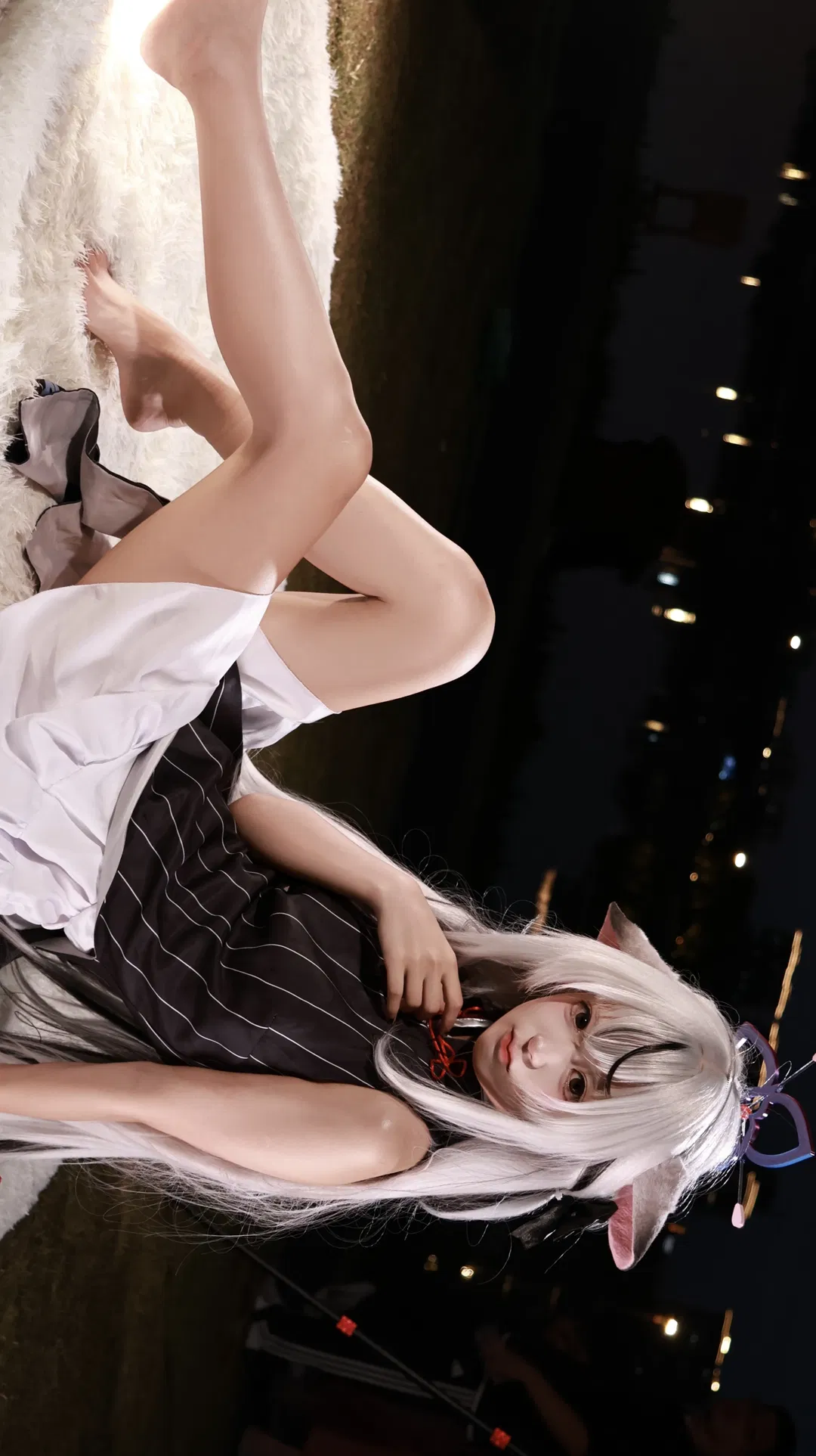 【春原心奈cos】蔚蓝档案的甜妹猫娘教官来监督啦 - 第 3 张