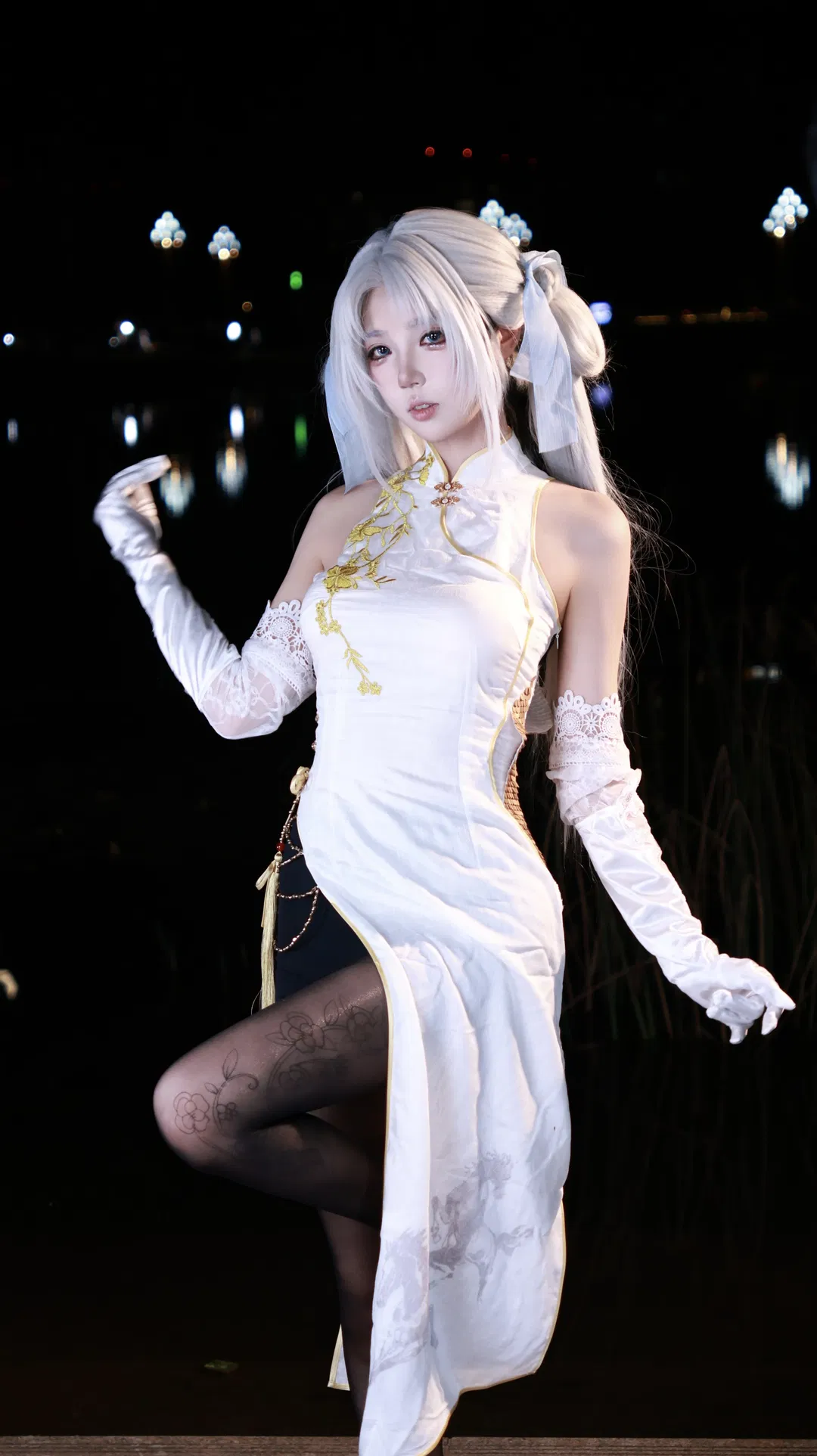 【顾清寒cos】永劫无间寒江夜影，霜雪为骨风月为裳 - 第 1 张
