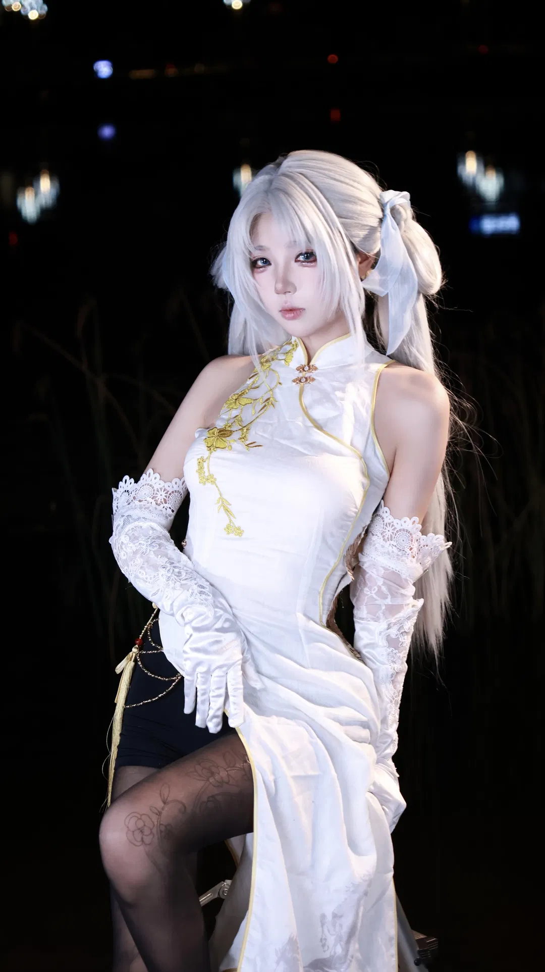 【顾清寒cos】永劫无间寒江夜影，霜雪为骨风月为裳 - 第 2 张