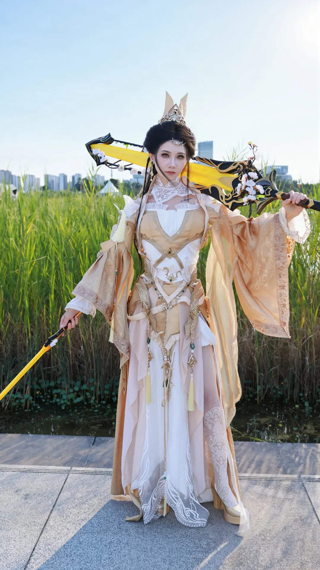 【藏劍二小姐cos】劍網3蒼生鑄世，一肩風月雙劍橫秋