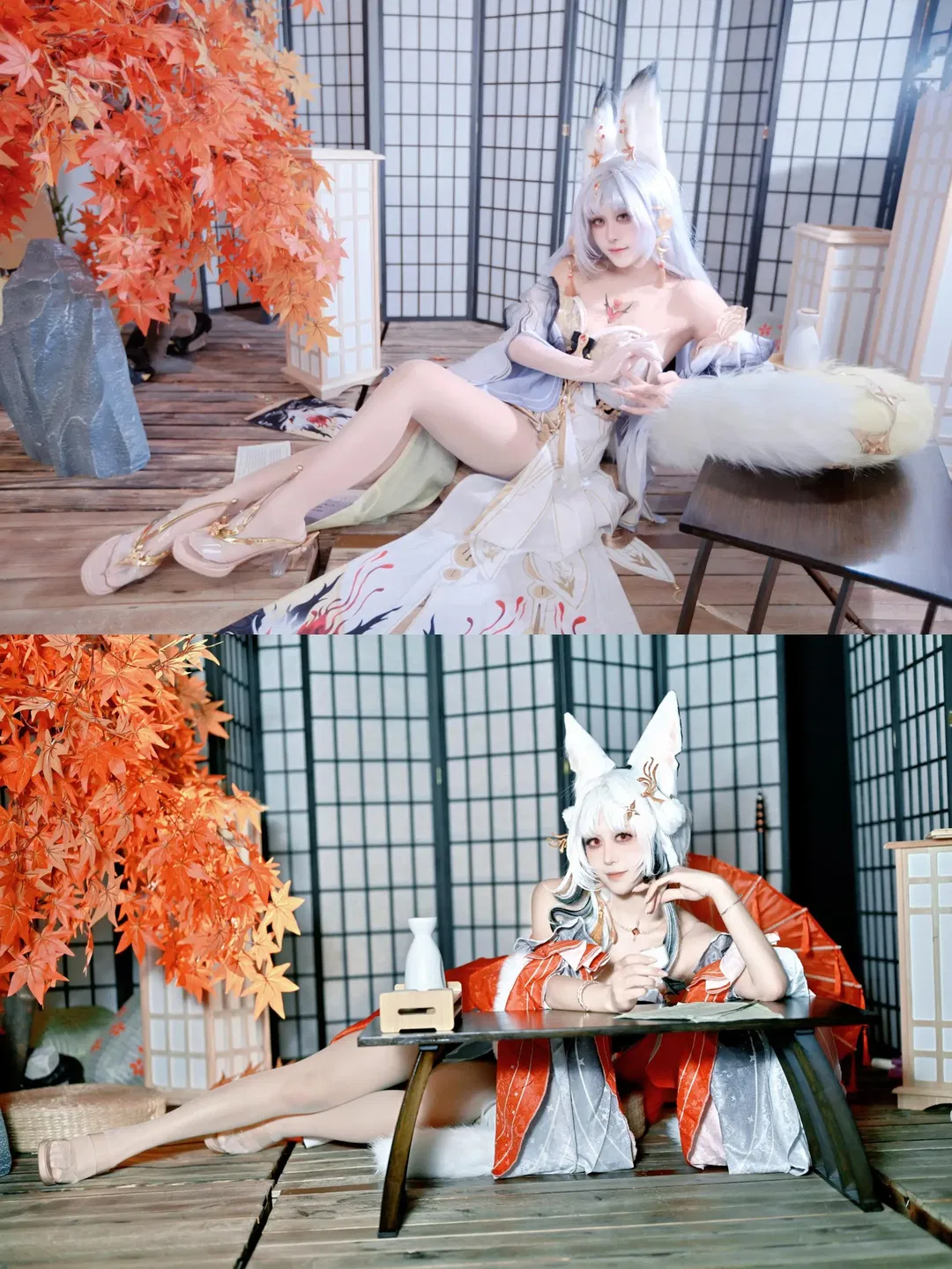 【心月狐cos】鳴潮紅楓和風氛圍感正片 - 第 1 張