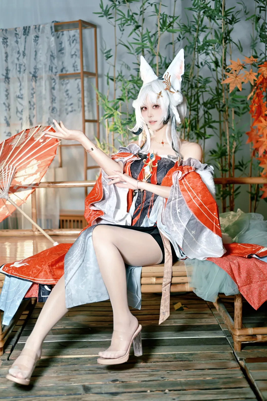 【心月狐cos】鳴潮紅楓和風氛圍感正片 - 第 6 張