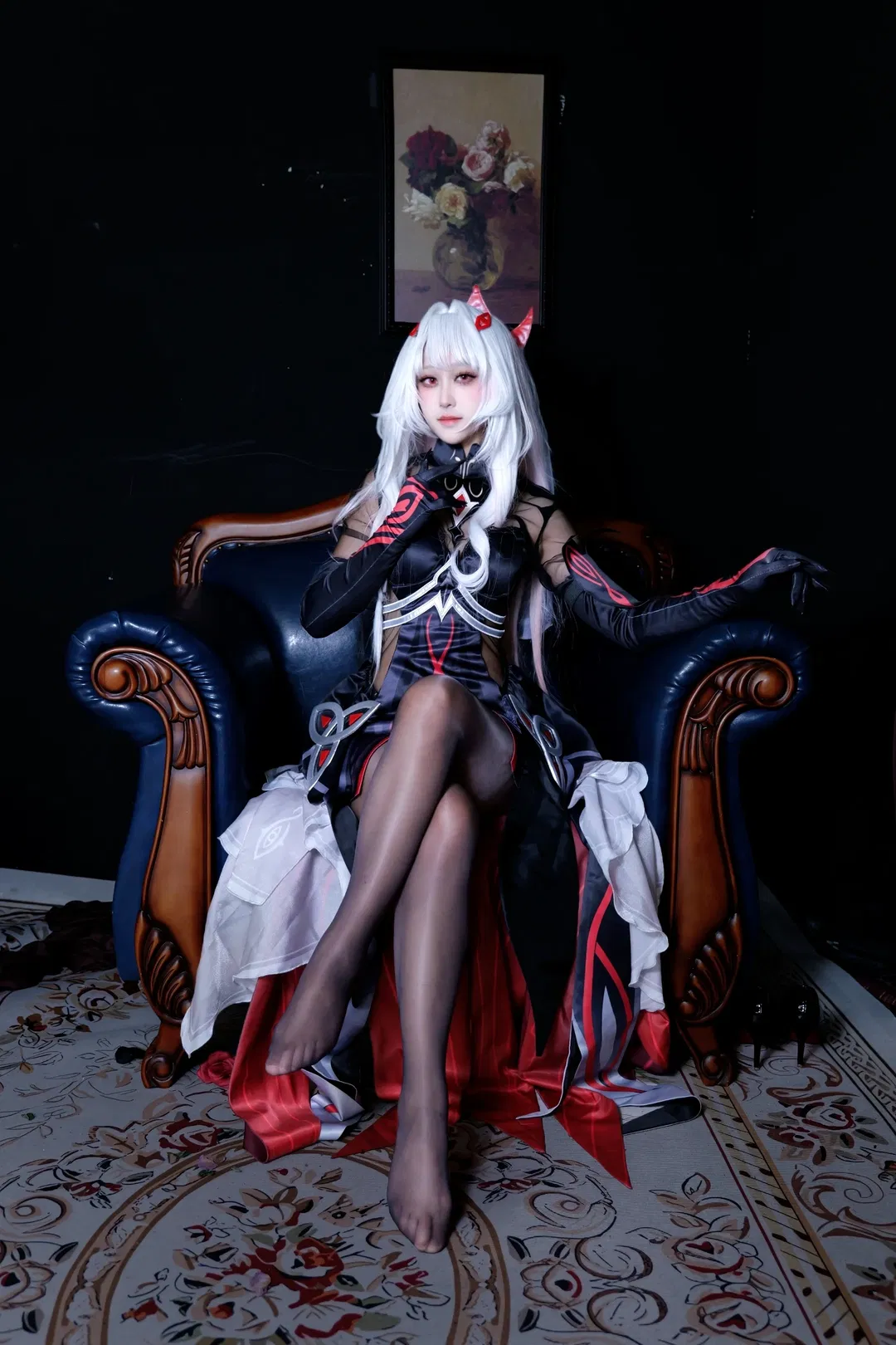 【若娜瓦cos】暗黑哥特风的复古下午茶 - 第 2 张
