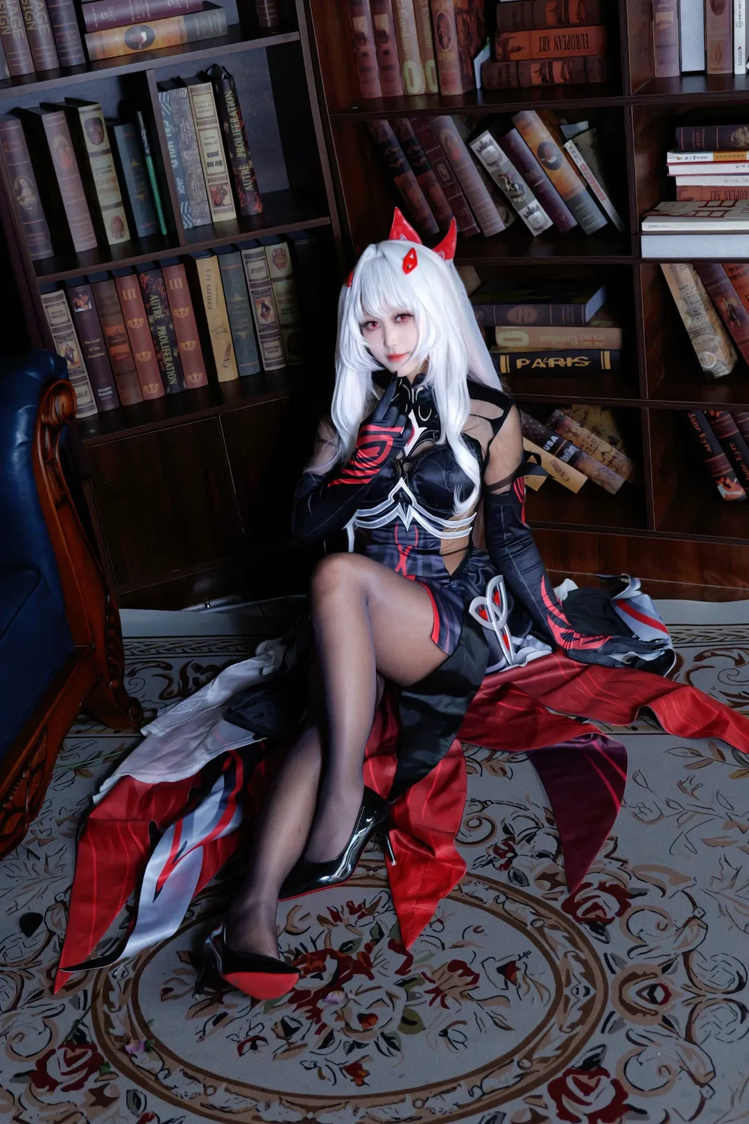 【若娜瓦cos】暗黑哥特风的复古下午茶 - 第 3 张
