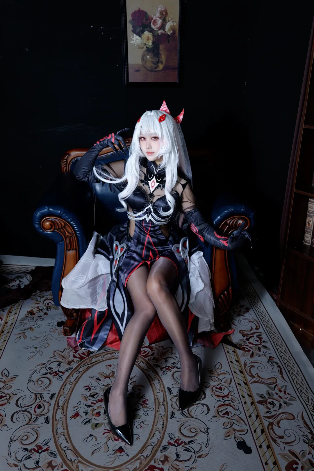 【若娜瓦cos】暗黑哥特风的复古下午茶 - 第 4 张