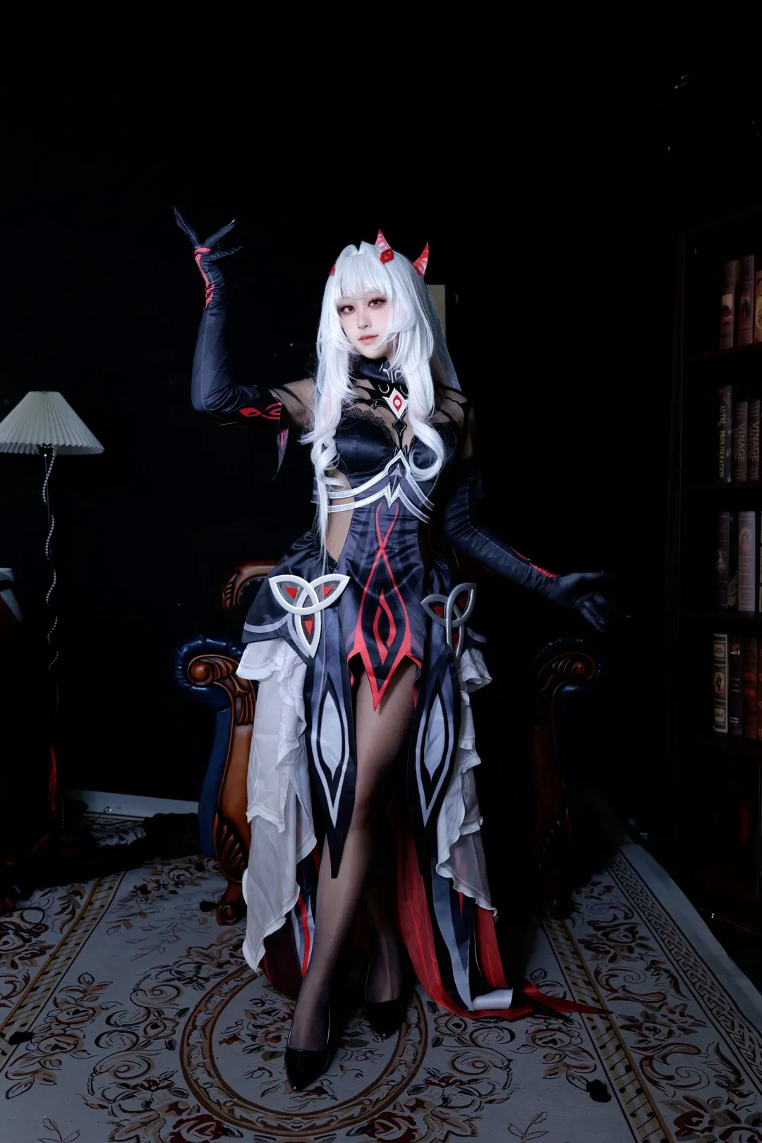 【若娜瓦cos】暗黑哥特风的复古下午茶 - 第 5 张