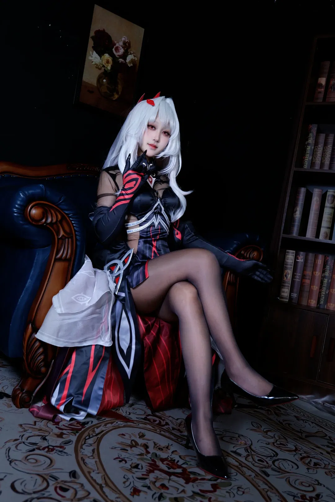 【若娜瓦cos】暗黑哥特风的复古下午茶 - 第 6 张