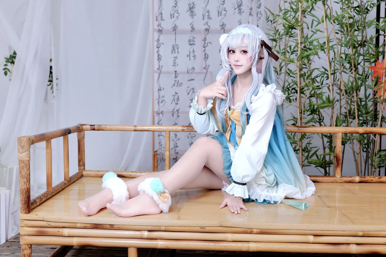 【流萤cos】崩坏星穹铁道睡衣造型分享