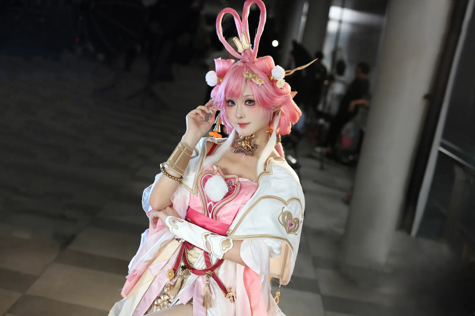 【愛莉希雅cos】崩壞三霽月嬋娟的展臺光影記錄 - 第 4 張