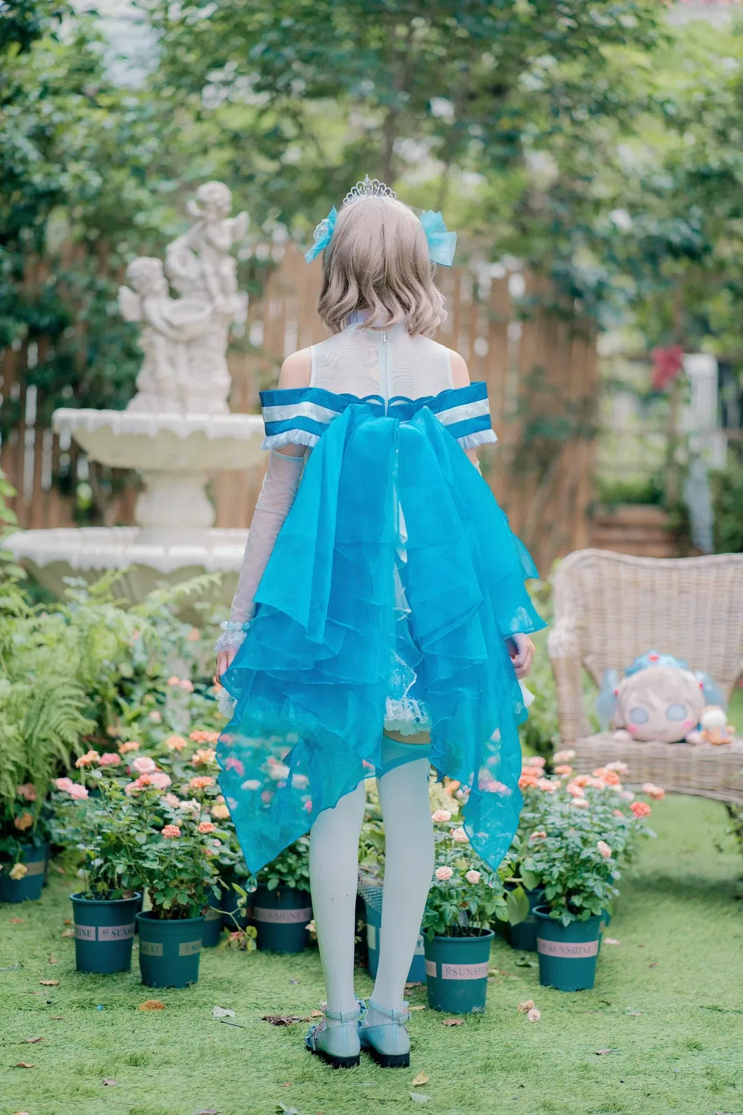 渡边曜cos 恋爱水族馆 没有裙撑也超元气的LoveLive!打歌服 - 第 7 张