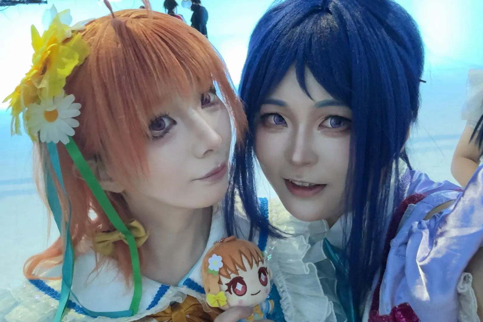 lovelive aqours 橙发花饰洋装清晨存档 - 第 1 张