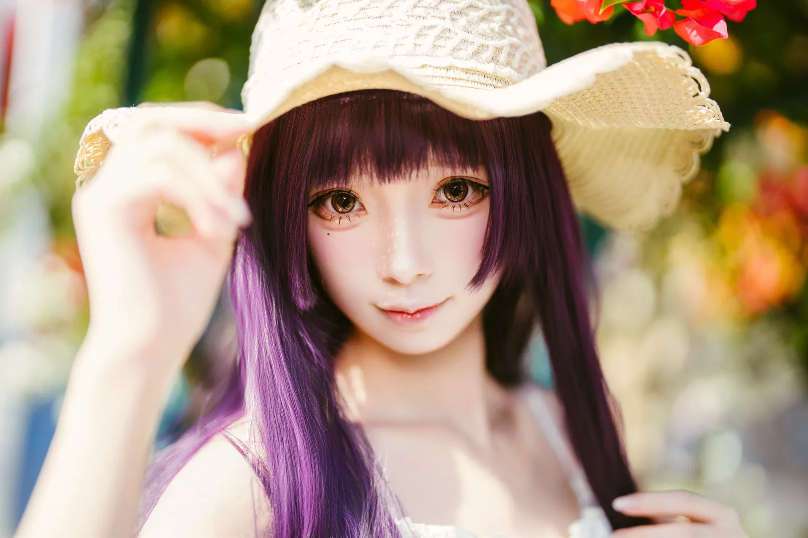 【五更琉璃cos】紫發少女的花海夏日私影 - 第 3 張