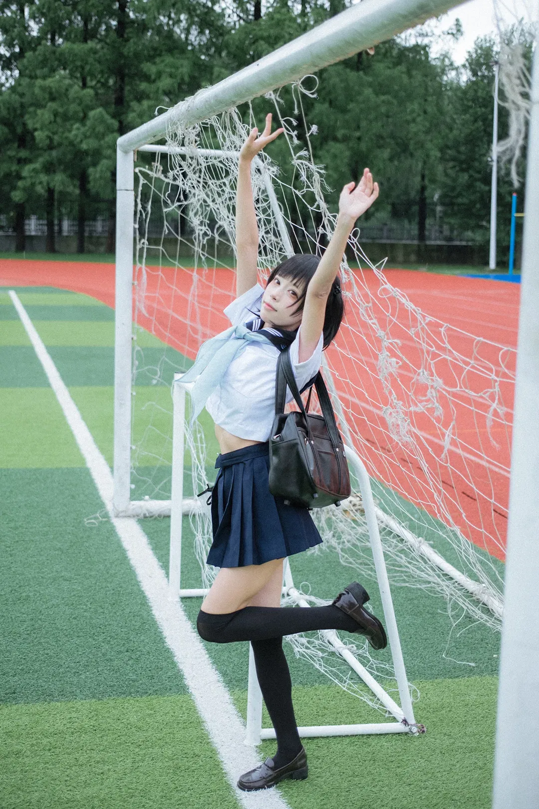 雨后校园氛围感JK制服写真拍摄记录 - 第 1 张