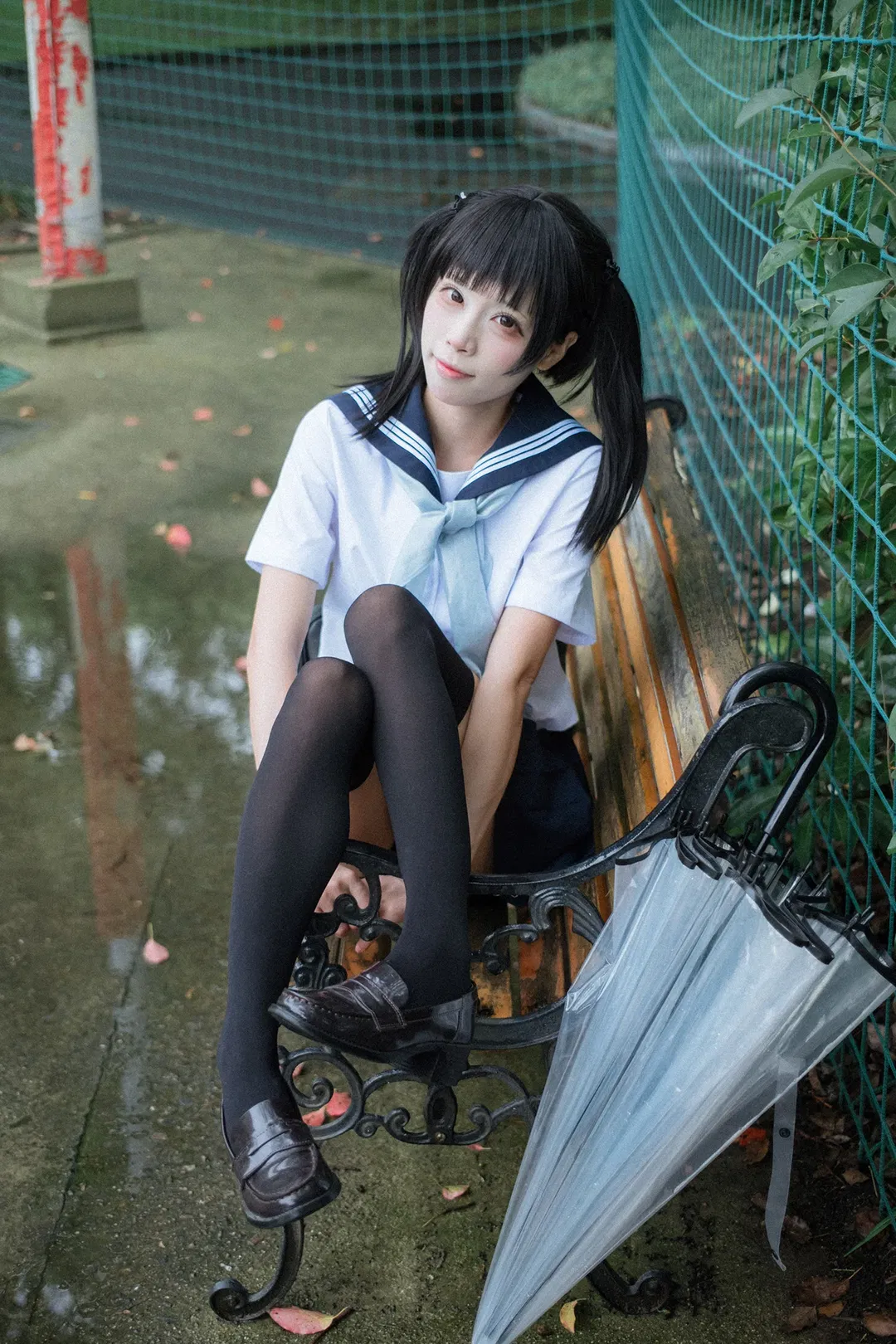 雨后校园氛围感JK制服写真拍摄记录 - 第 10 张