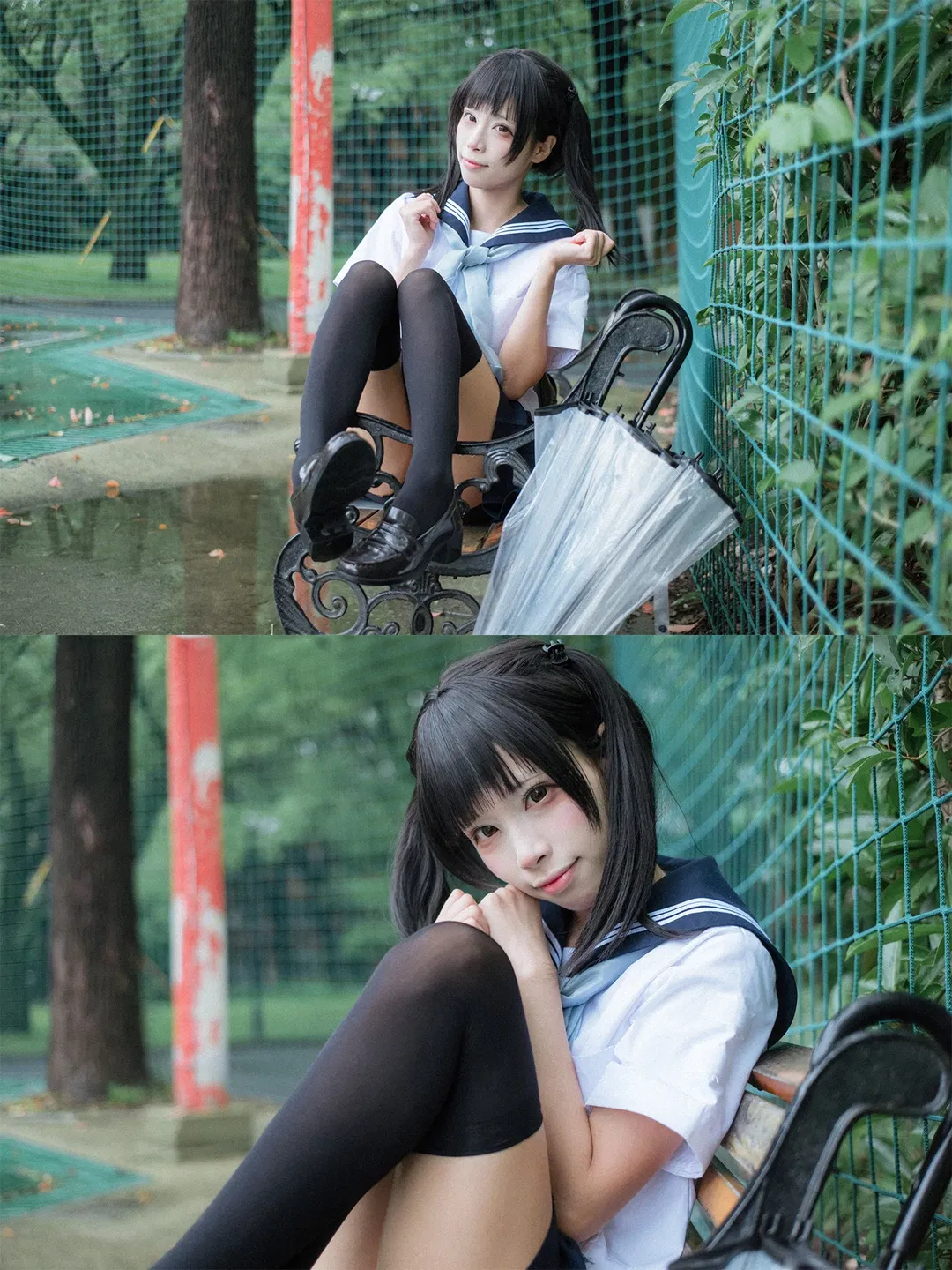 雨后校园氛围感JK制服写真拍摄记录 - 第 12 张
