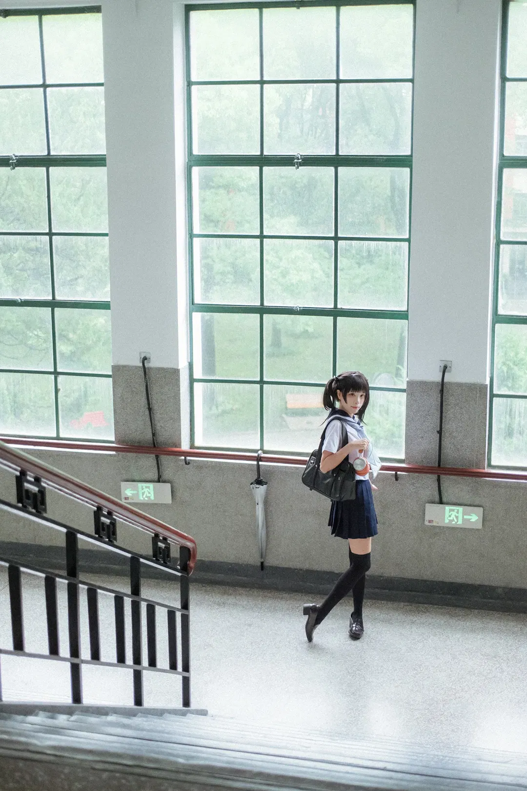 雨后校园氛围感JK制服写真拍摄记录 - 第 14 张