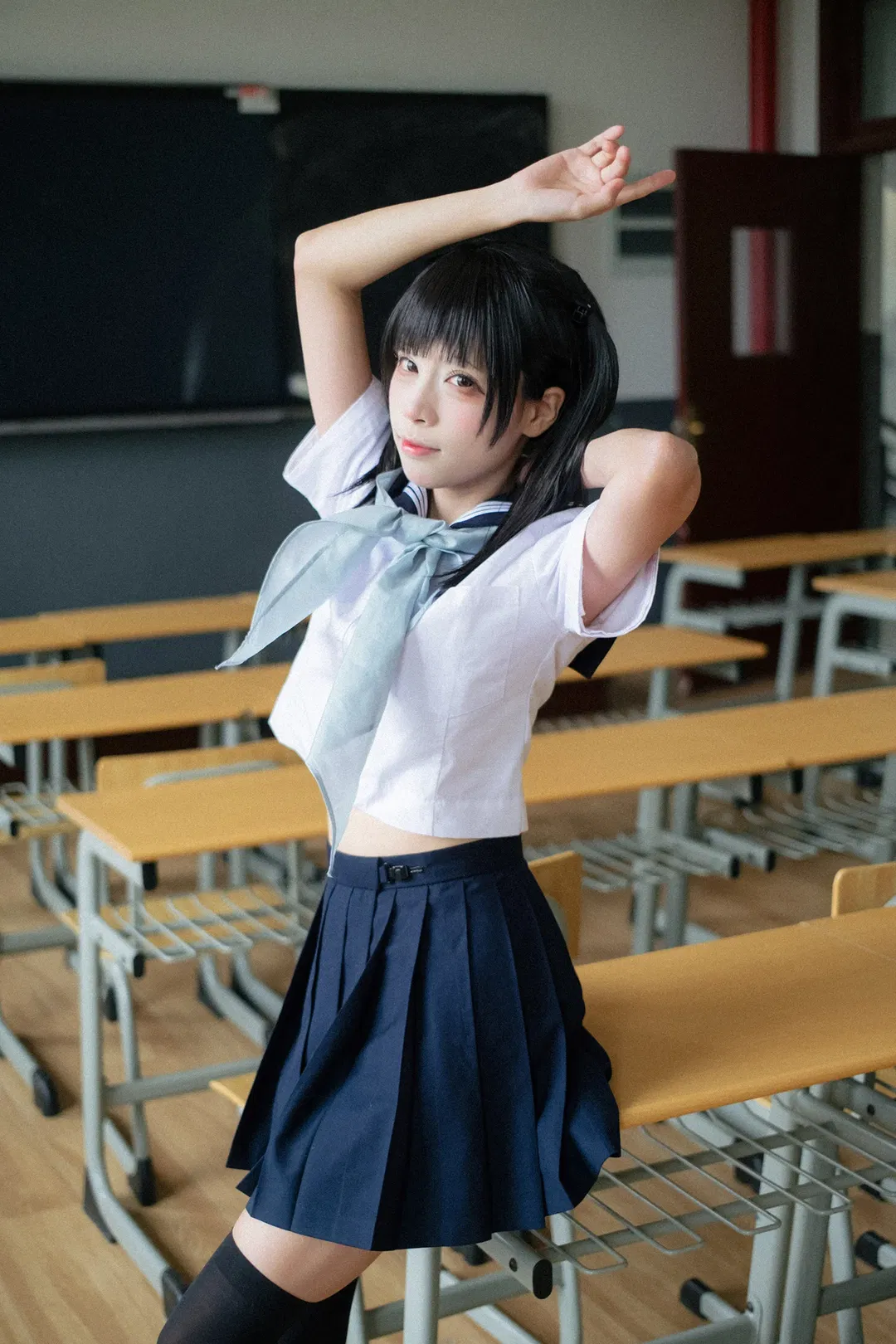 雨后校园氛围感JK制服写真拍摄记录 - 第 17 张
