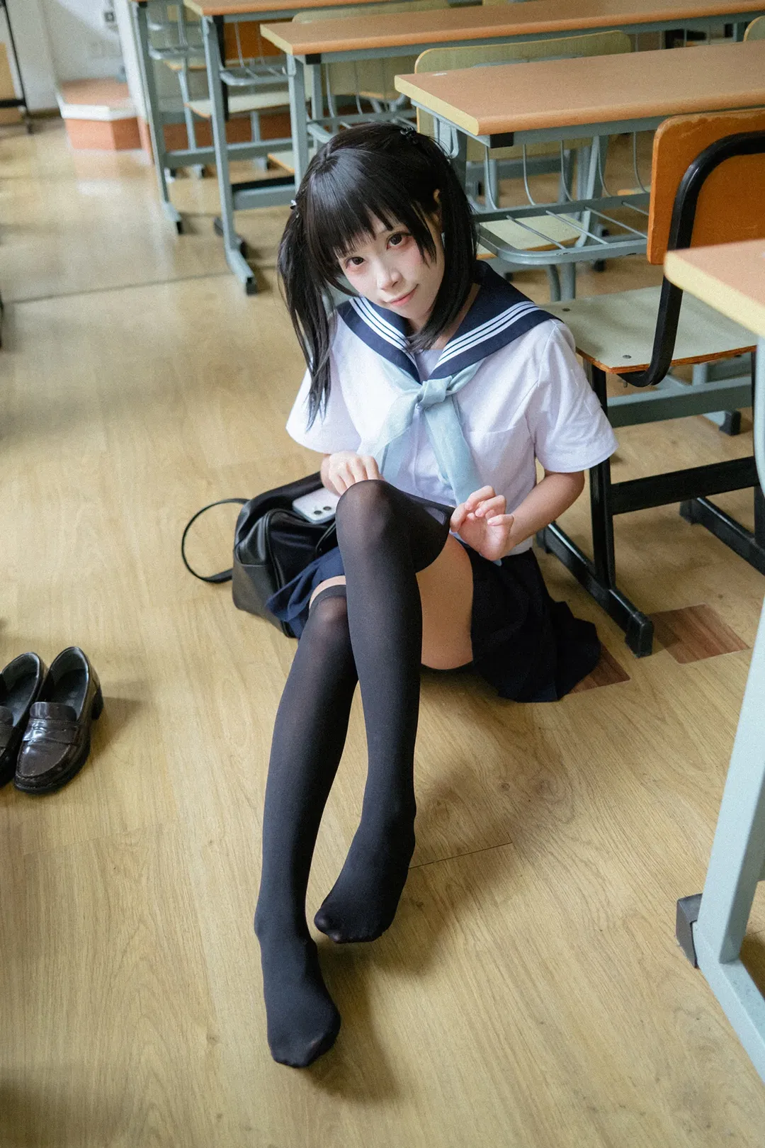 雨后校园氛围感JK制服写真拍摄记录 - 第 18 张