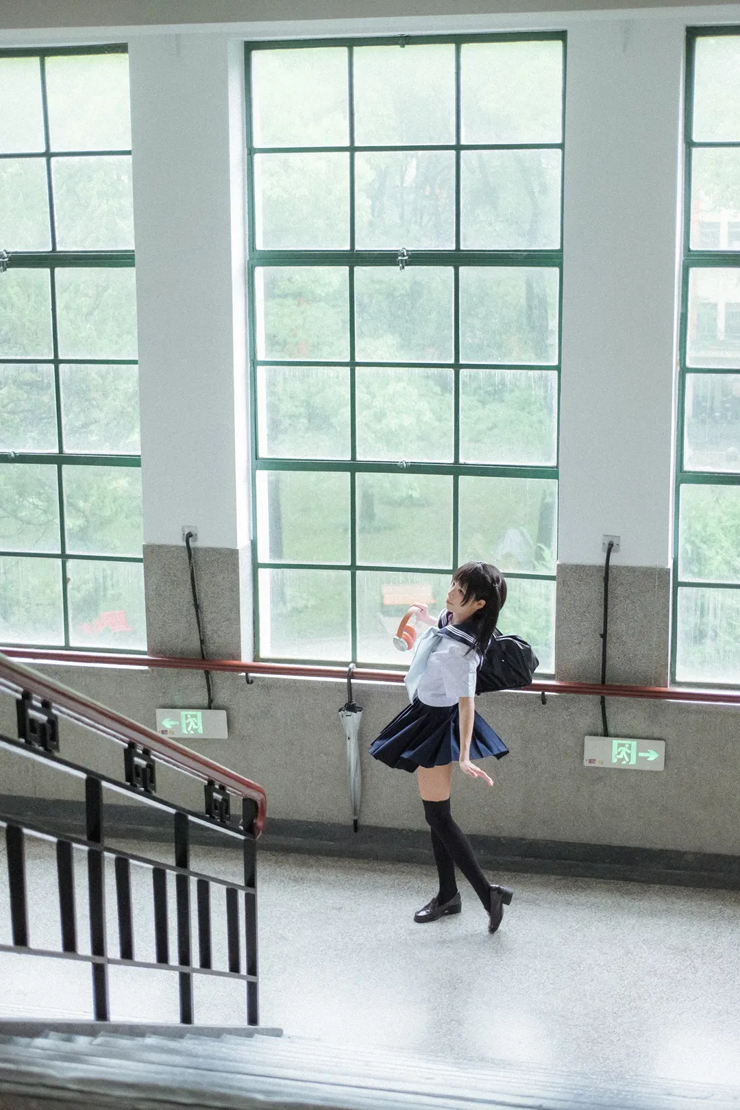 雨后校园氛围感JK制服写真拍摄记录 - 第 2 张