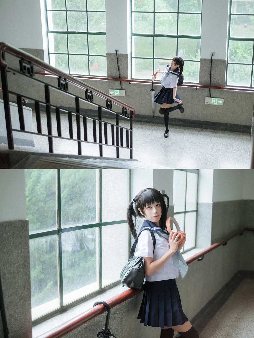雨后校园氛围感JK制服写真拍摄记录 - 第 3 张