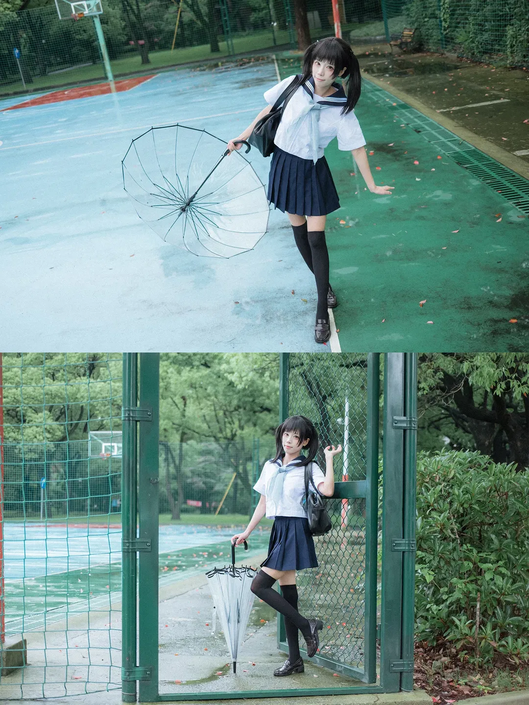 雨后校园氛围感JK制服写真拍摄记录 - 第 7 张