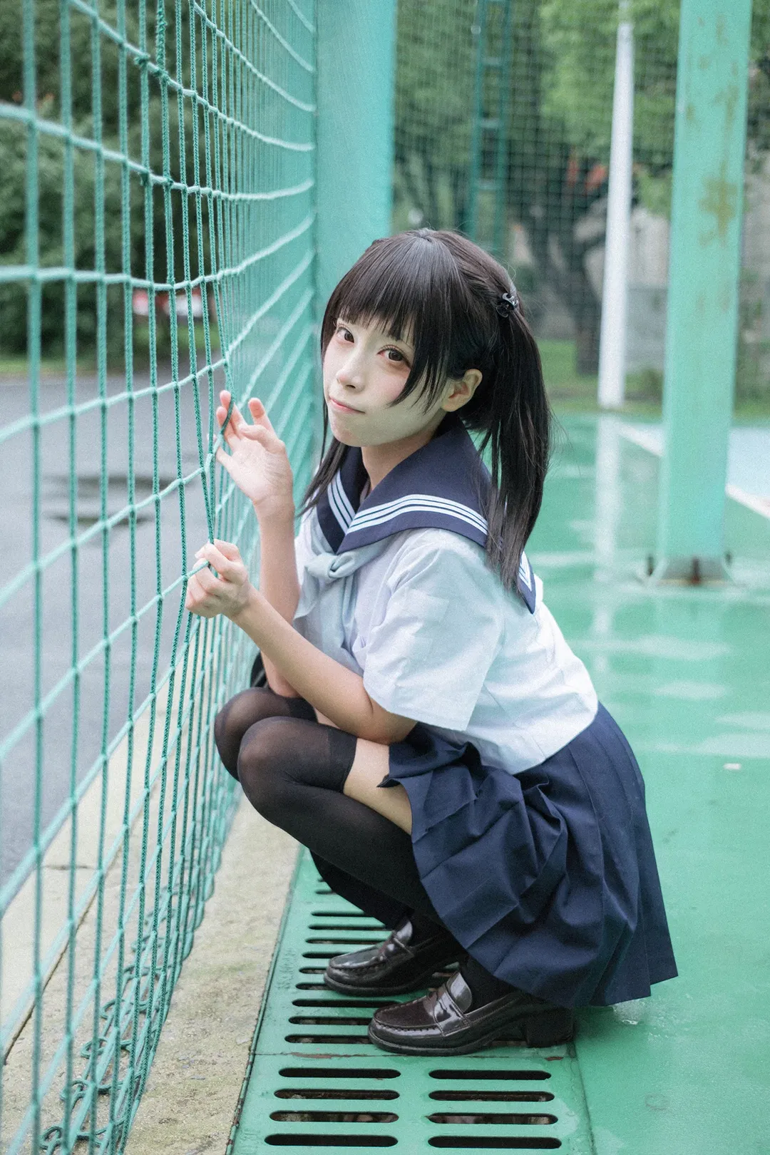 雨后校园氛围感JK制服写真拍摄记录 - 第 8 张