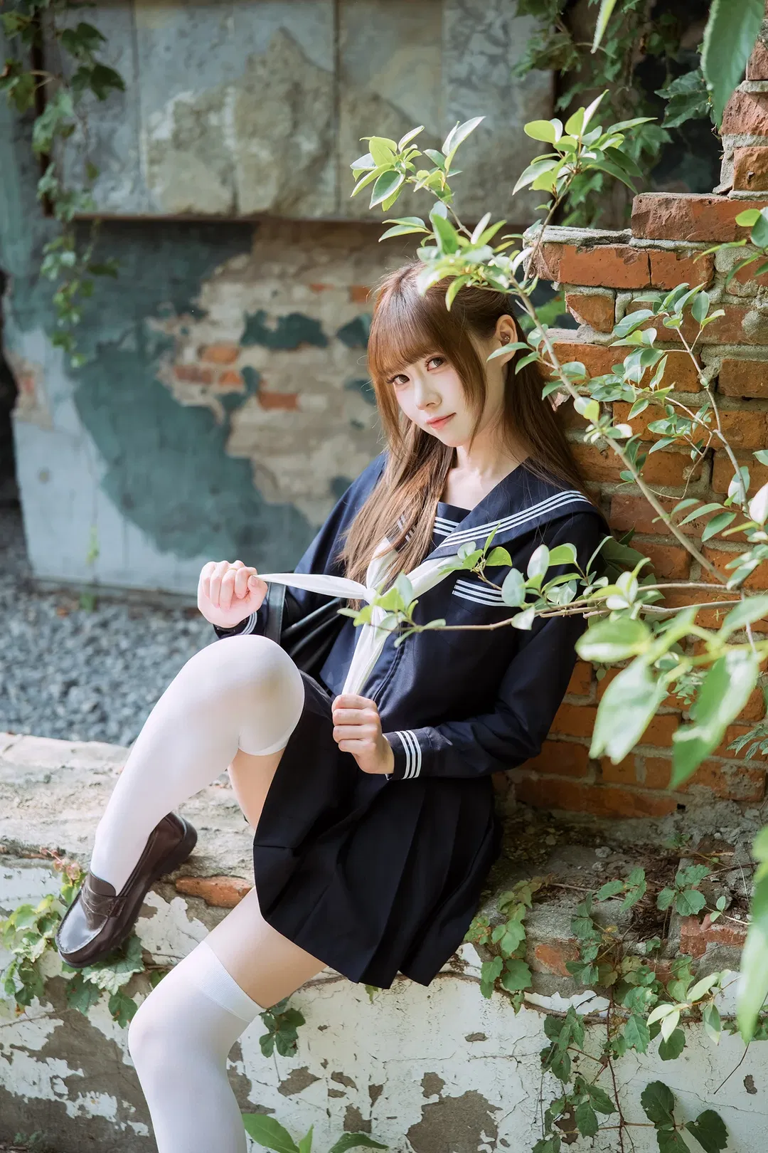夏日水手服白丝写真，富士X-S20拍摄心得分享 - 第 15 张