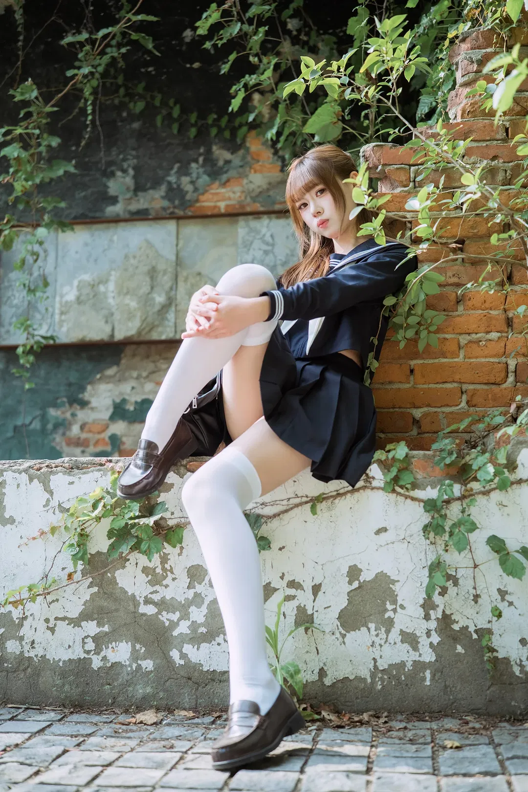 夏日水手服白丝写真，富士X-S20拍摄心得分享 - 第 16 张