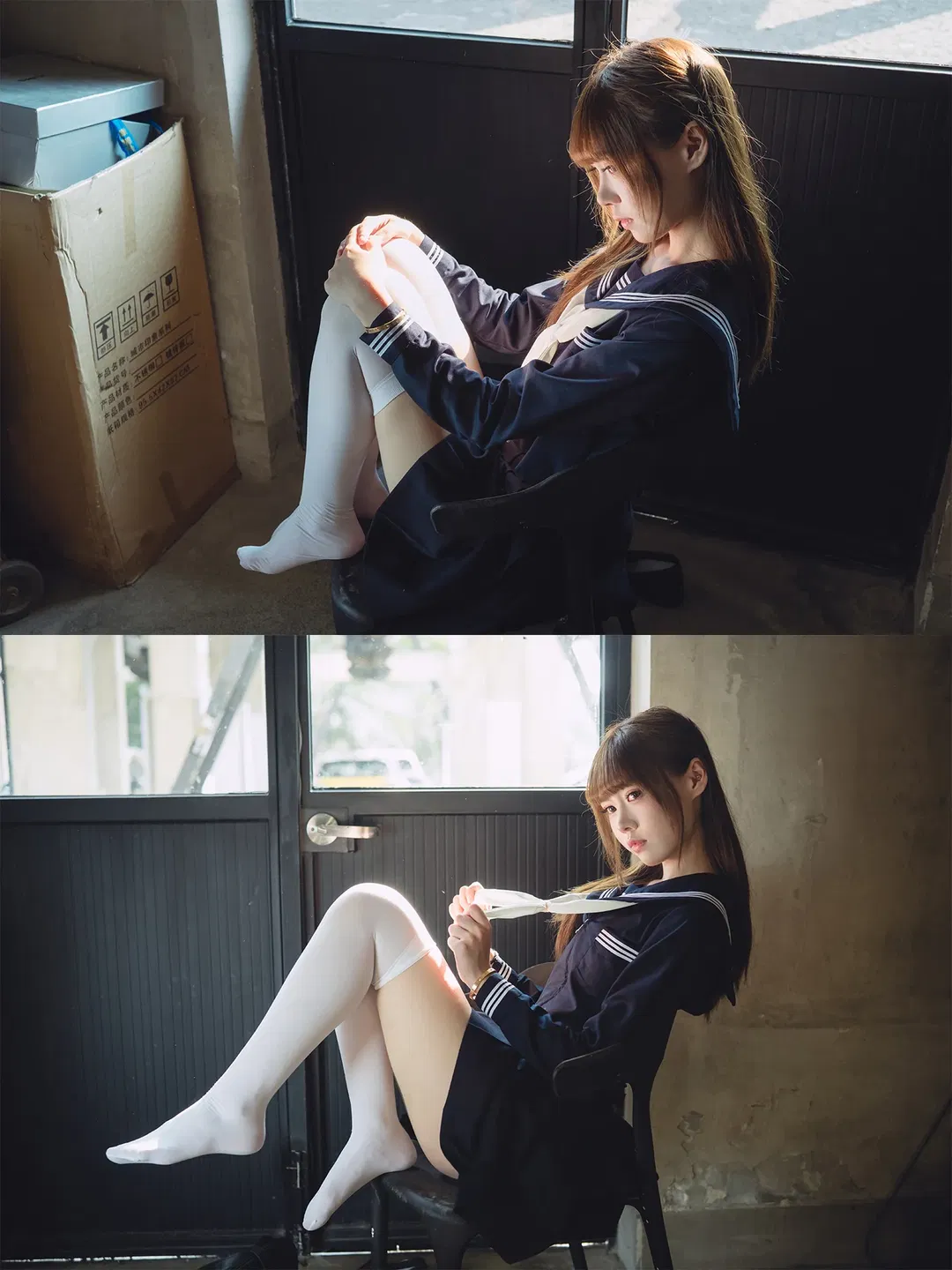 放学后的光影JK水手服写真 - 第 1 张