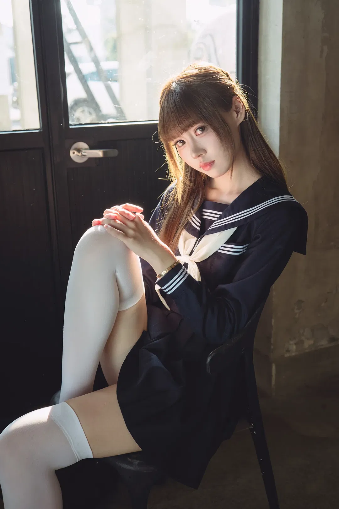 放学后的光影JK水手服写真 - 第 3 张