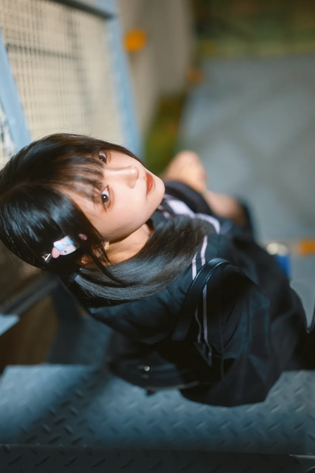 暗黑学院风夜景人像，冷脸萌的二次元氛围感 - 第 3 张