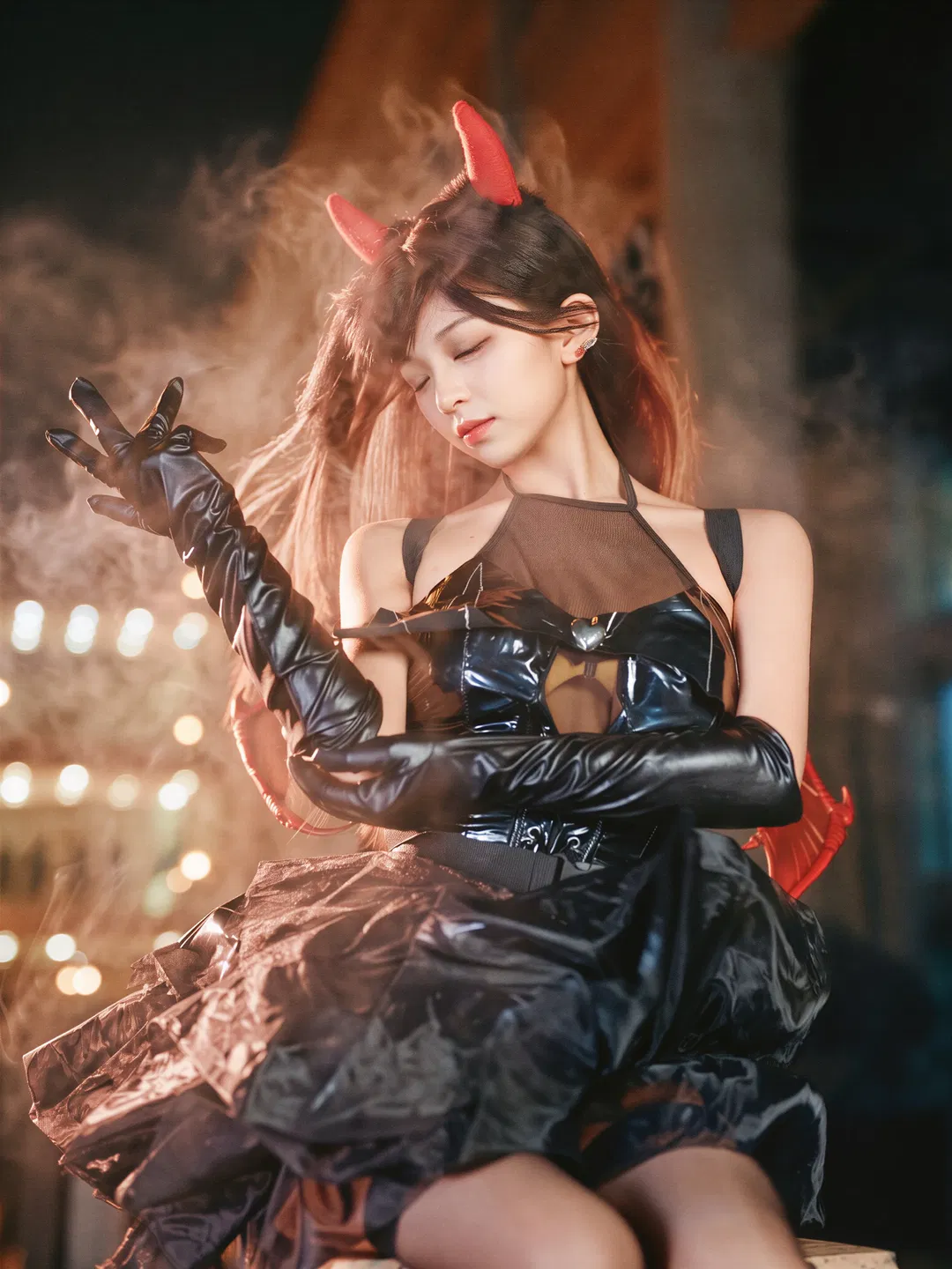 萬聖節小惡魔妝造，哥特風氛圍感拉滿 - 第 3 張