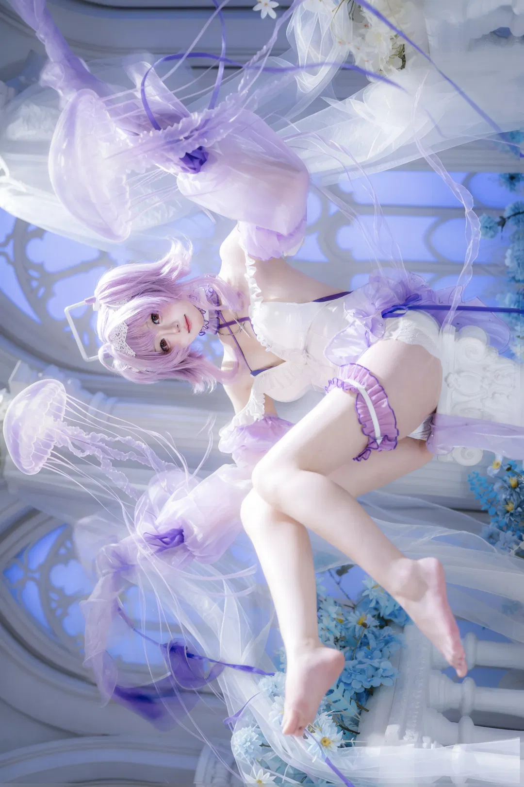 【莉贝雷利奥cos】NIKKE水母的新衣服梦幻感拉满 - 第 1 张