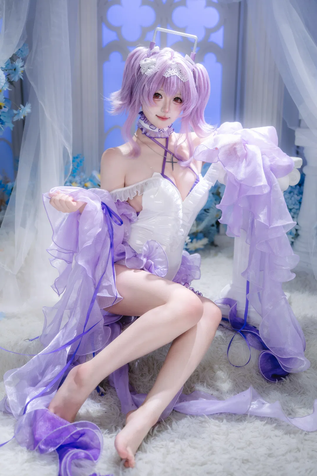 【莉贝雷利奥cos】NIKKE水母的新衣服梦幻感拉满 - 第 2 张