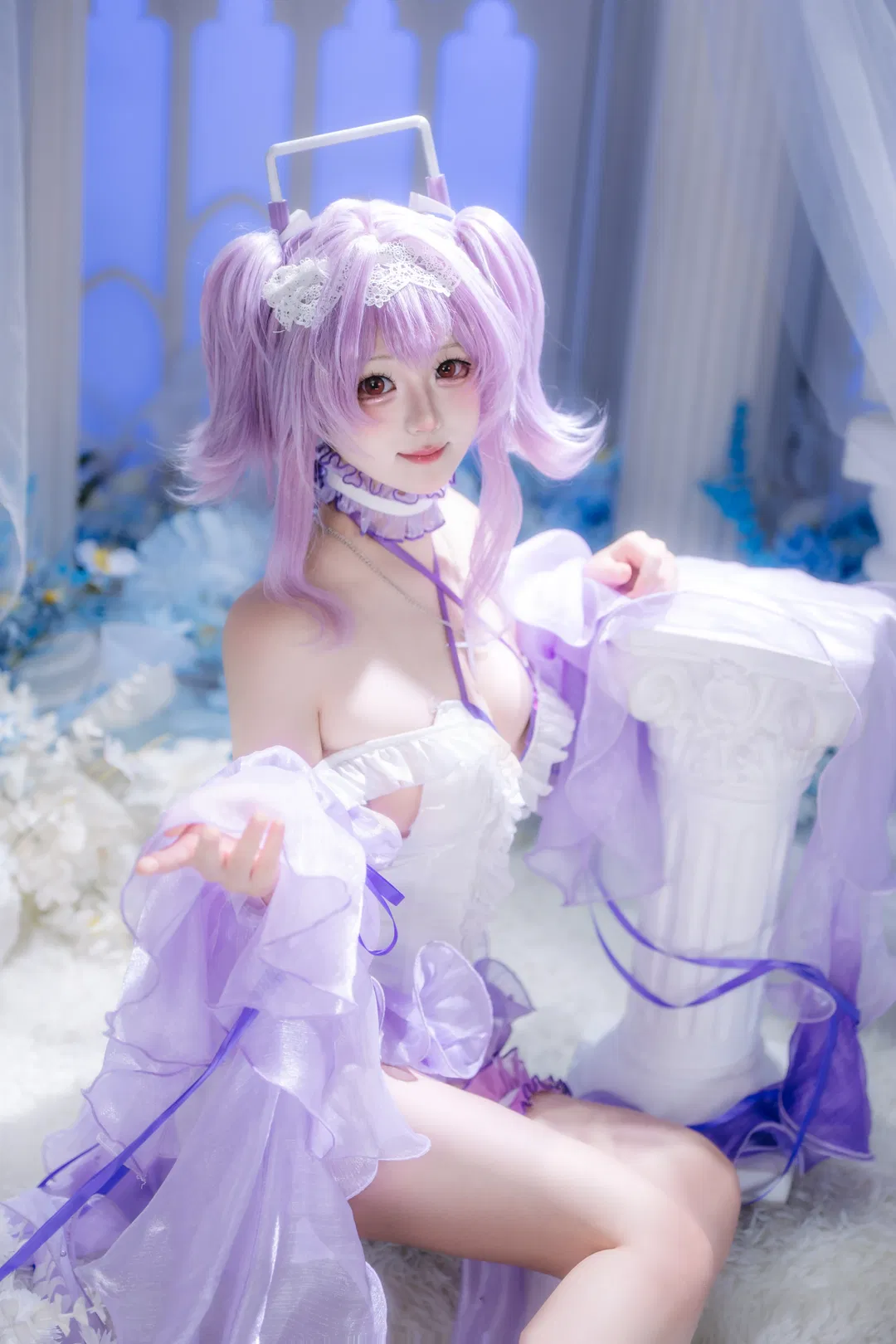 【莉贝雷利奥cos】NIKKE水母的新衣服梦幻感拉满 - 第 3 张