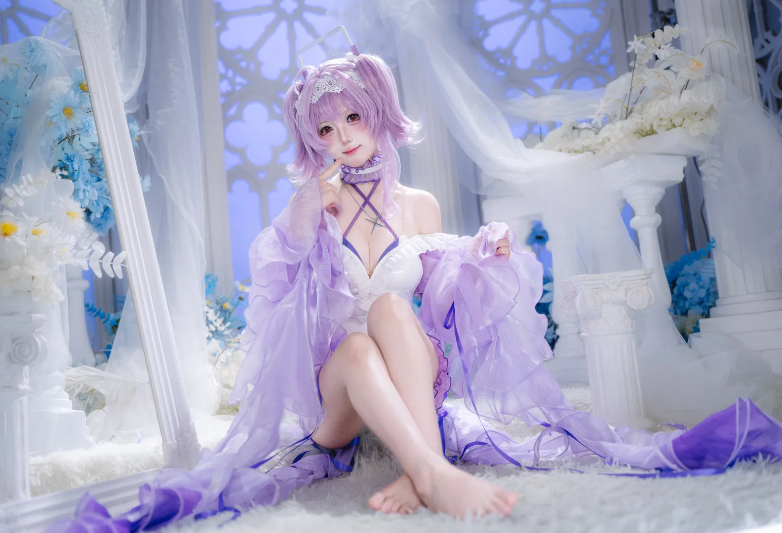 【莉贝雷利奥cos】NIKKE水母的新衣服梦幻感拉满 - 第 5 张