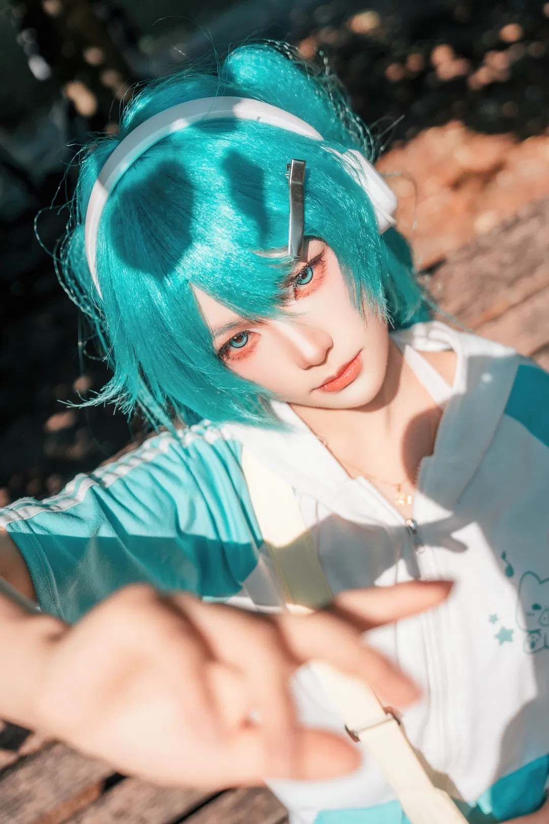 【初音未來cos】義大利街頭的青綠風暴 - 第 10 張