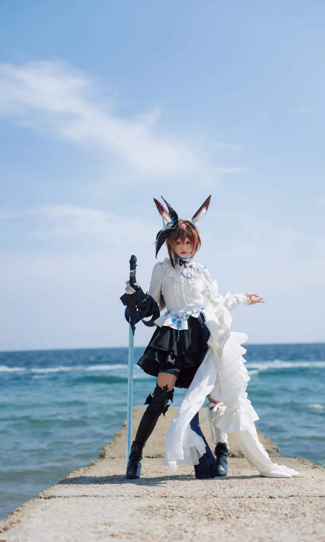 【阿米娅cos】明日方舟少女骑士动作参考 - 第 2 张