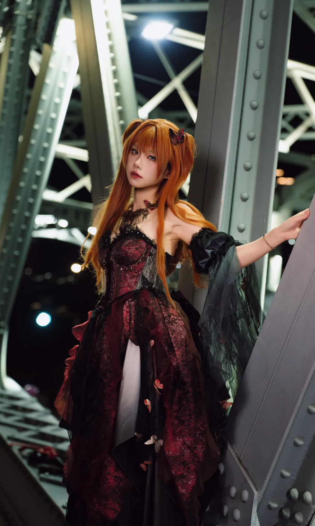 【明日香cos】暗黑哥特風的新世紀福音戰士衍生造型 - 第 4 張
