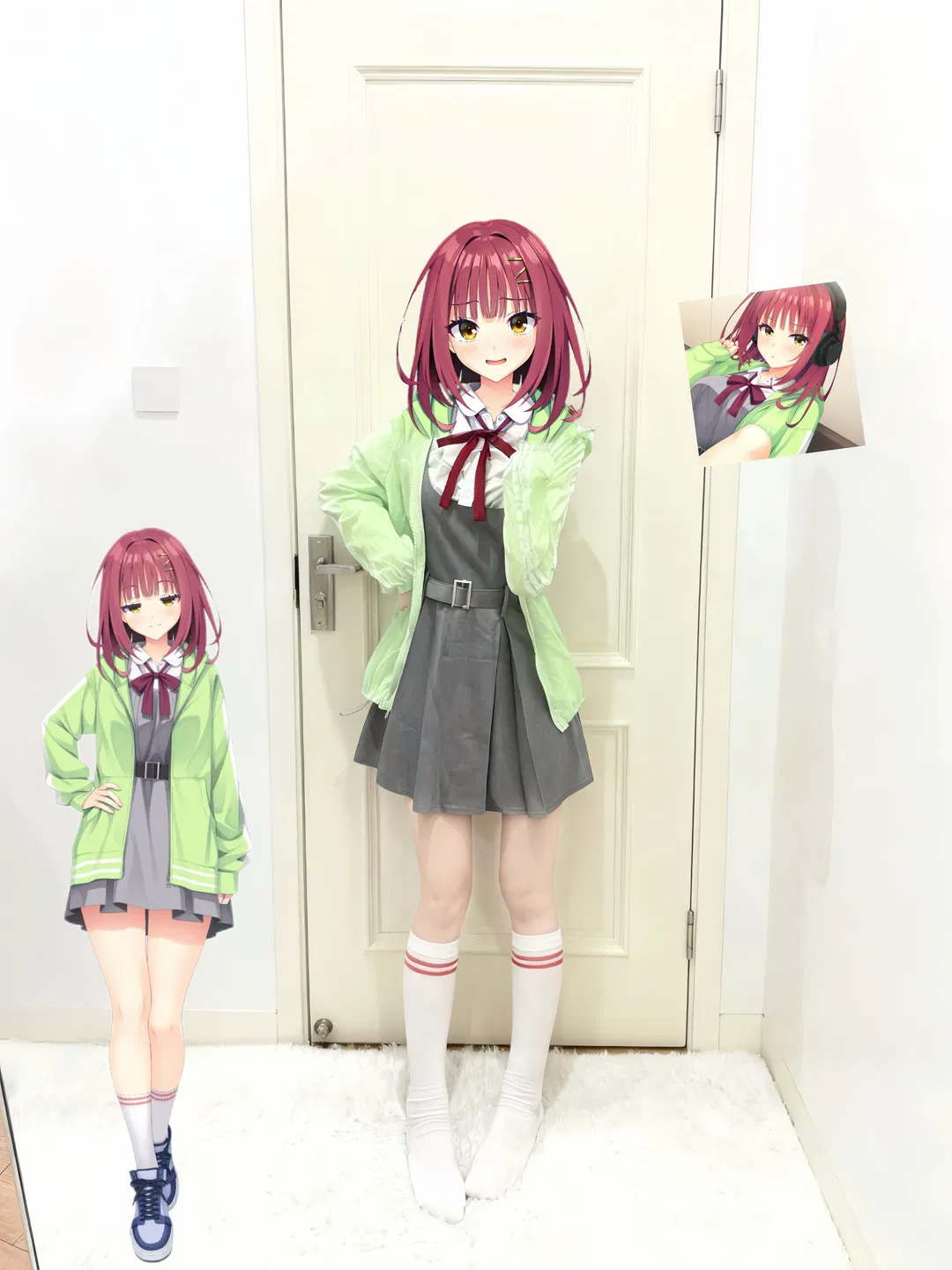 【二见原莉莉子cos】柚子社新作试衣，三套造型切换 - 第 2 张