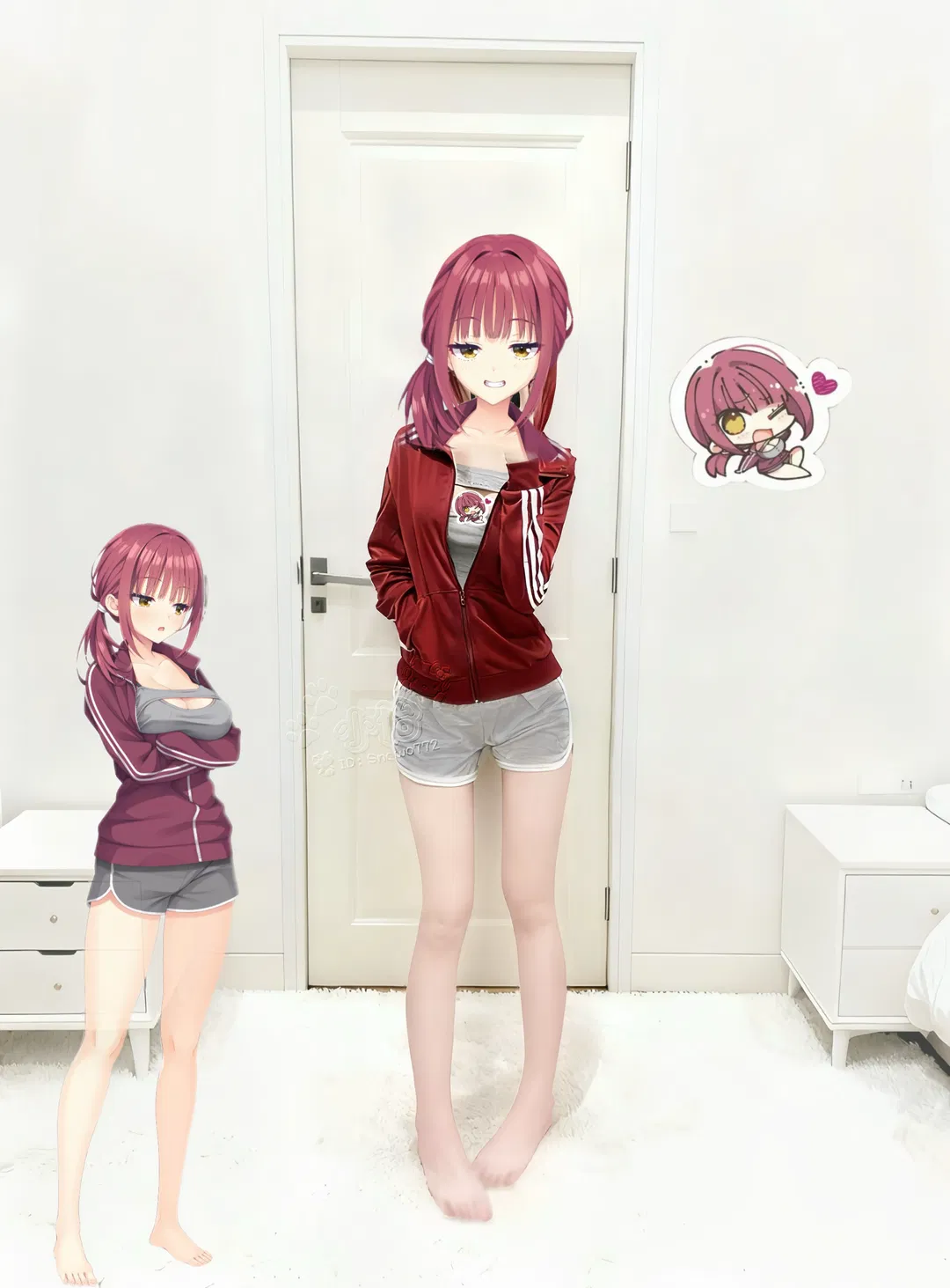 【二见原莉莉子cos】柚子社新作试衣，三套造型切换 - 第 3 张