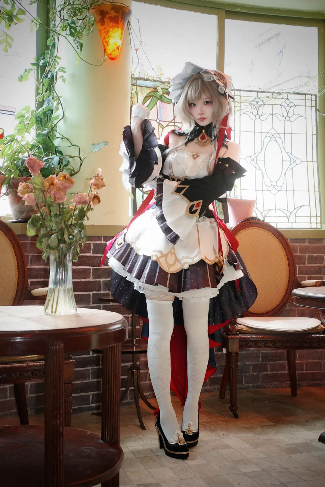【木偶桑多涅cos】原神复古茶会中的优雅少女 - 第 3 张