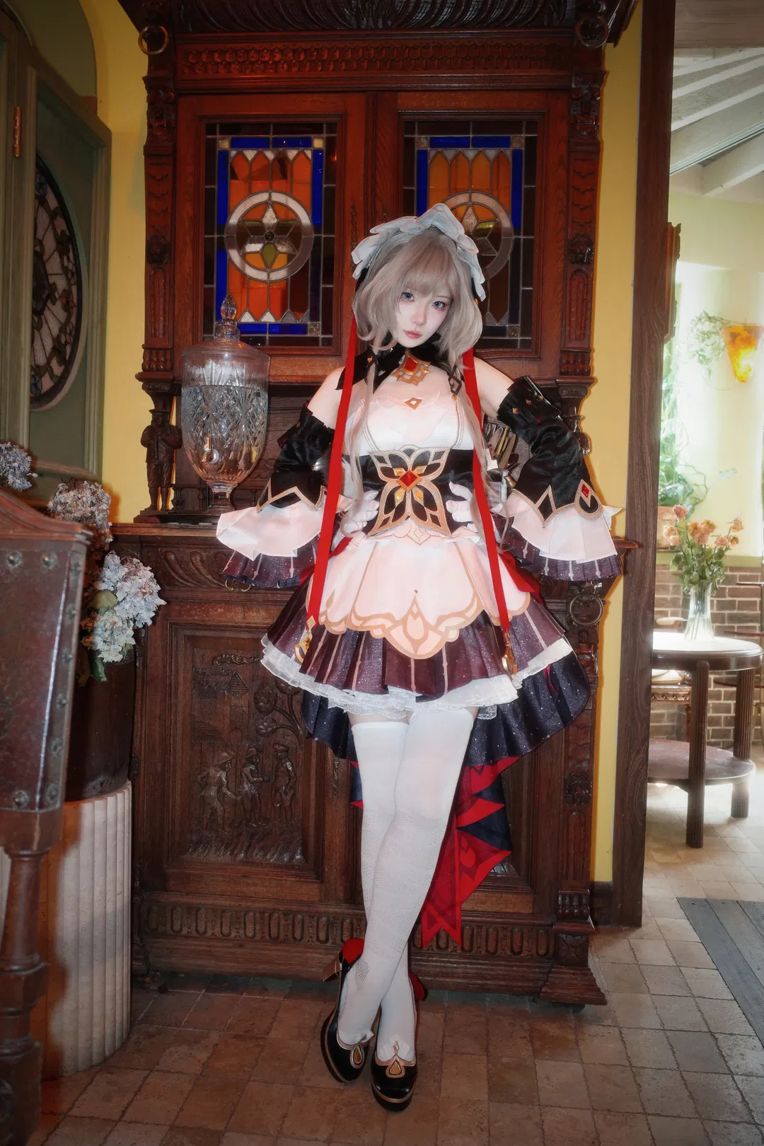 【木偶桑多涅cos】原神复古茶会中的优雅少女 - 第 5 张