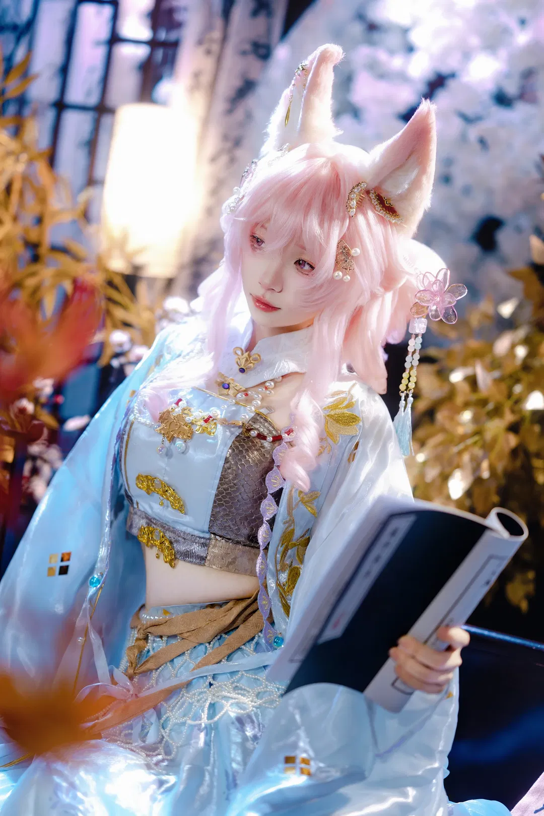 【鴻雪cos】一紙夢鴻雪，沉浸式感受明日方舟的奇幻氛圍 - 第 3 張
