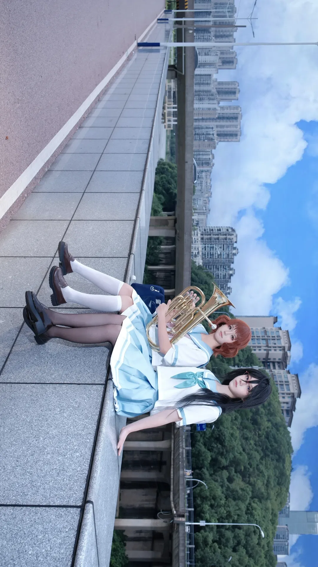 【黄前久美子cos】吹响吧上低音号，属于夏日的蓝色旋律 - 第 2 张