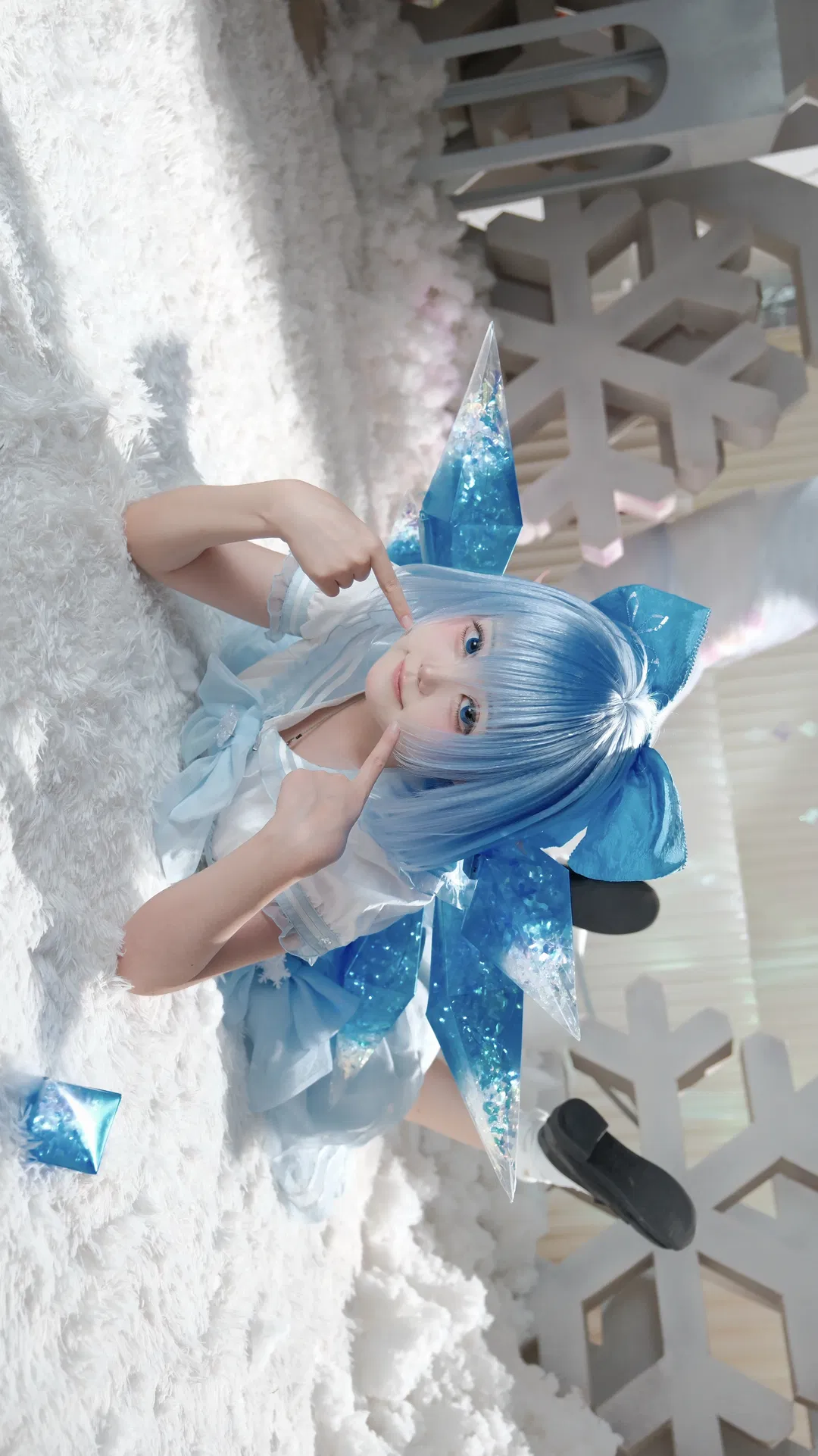 【琪露诺cos】东方project里的冰之妖精拍摄记录 - 第 1 张