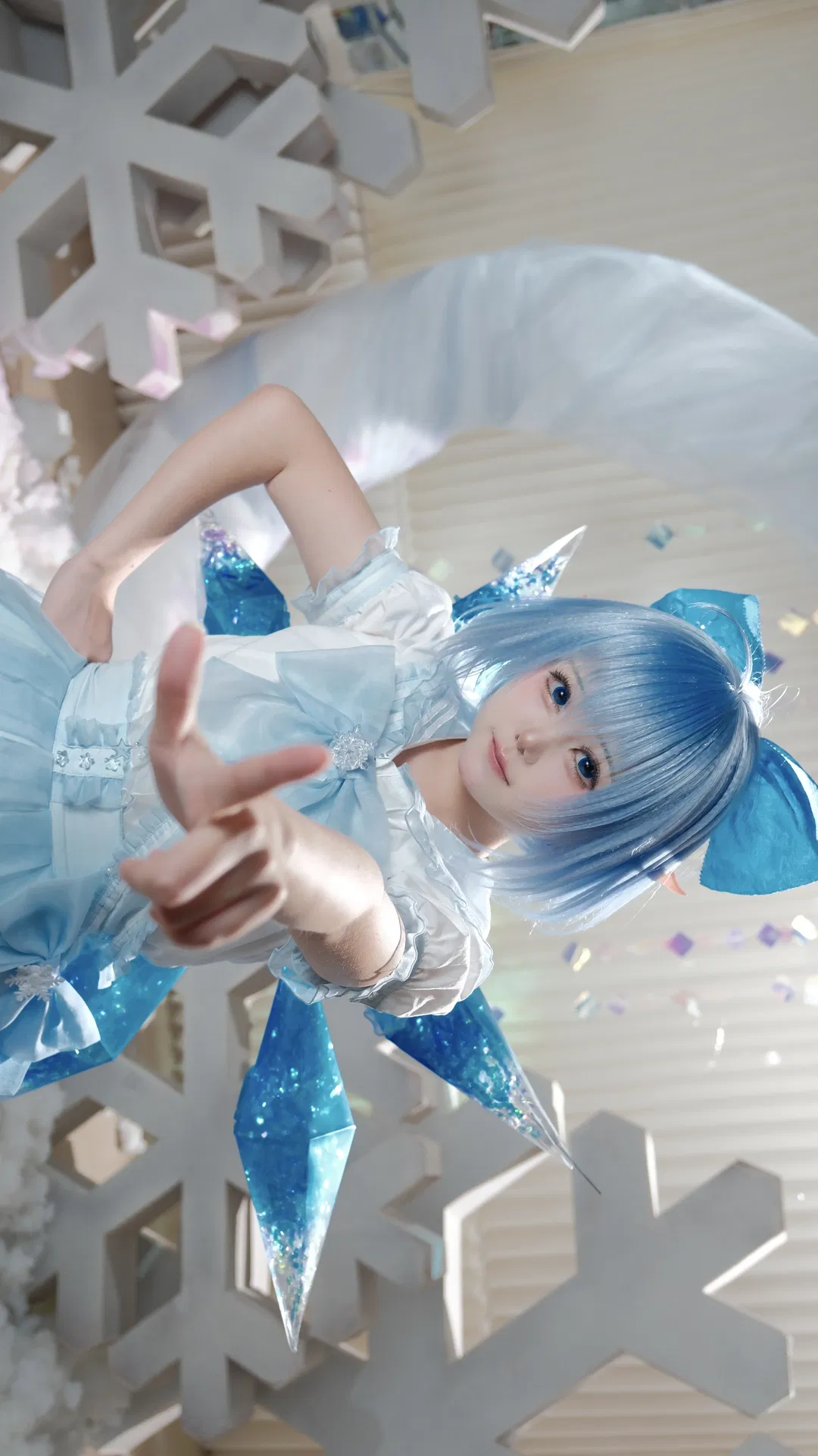 【琪露诺cos】东方project里的冰之妖精拍摄记录 - 第 2 张