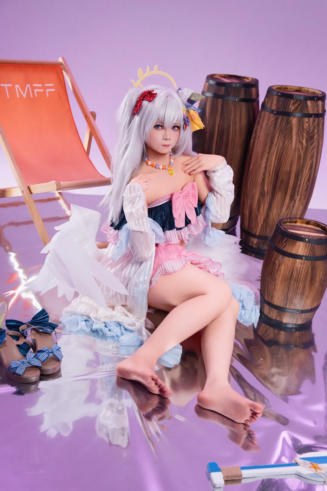 【白洲梓cos】蔚蓝档案的夏日水梓 - 第 1 张