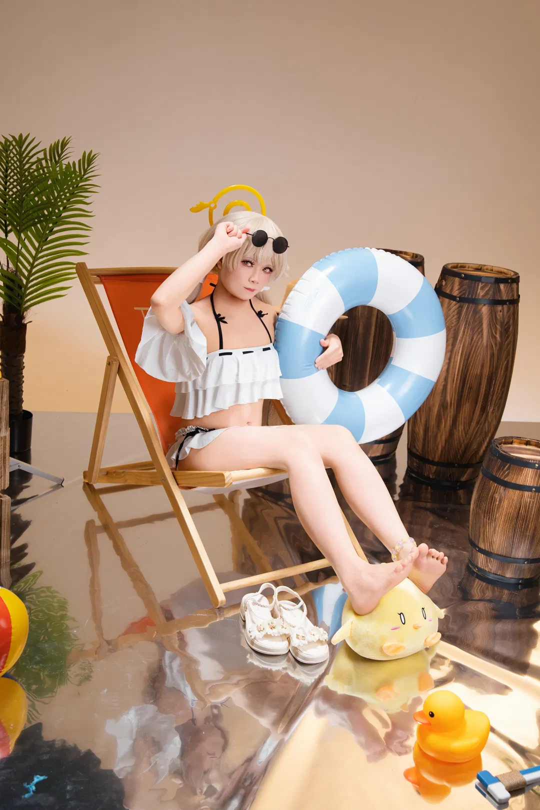 【日富美cos】蔚藍檔案的夏日海灘偷閒時光 - 第 2 張
