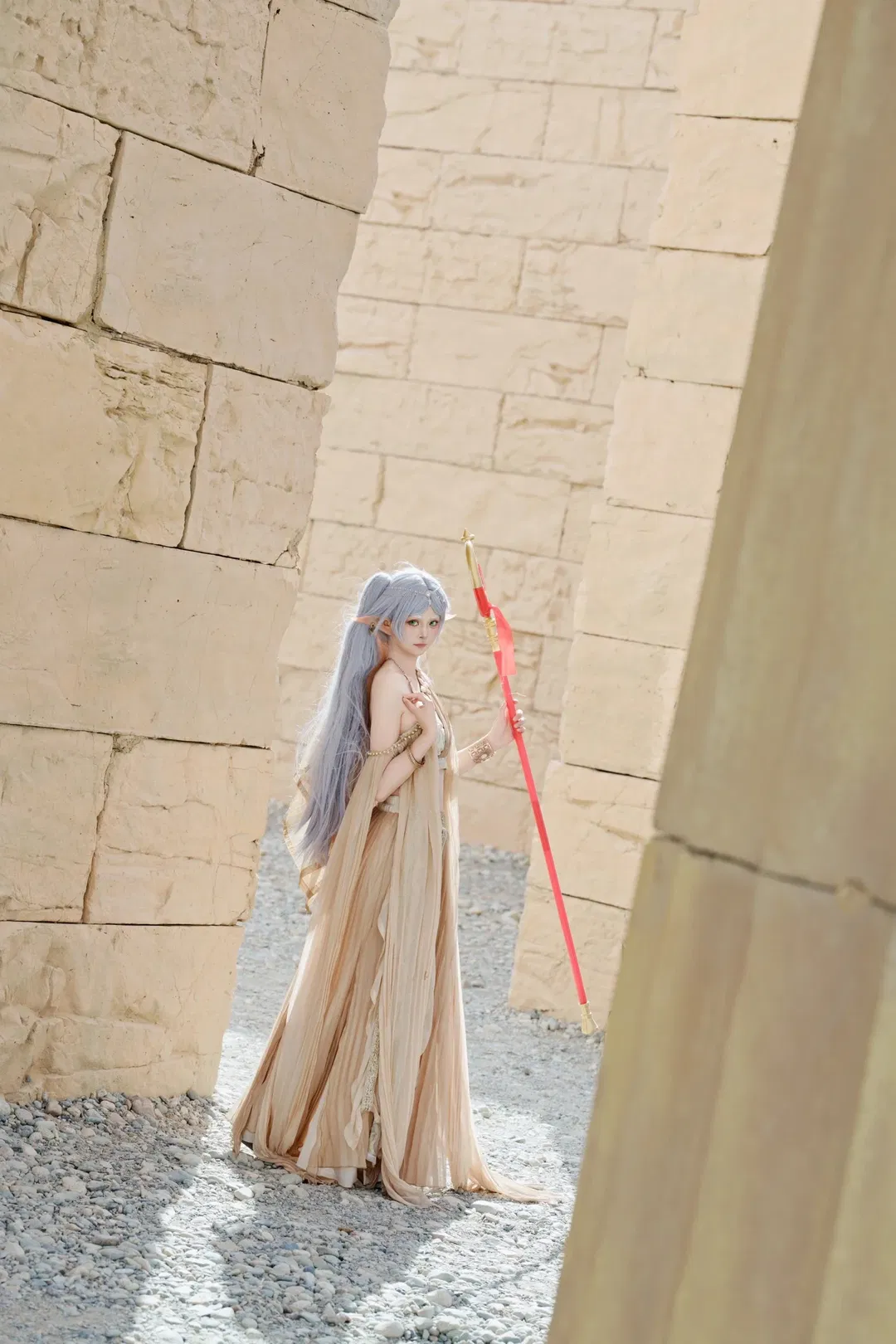 【芙莉蓮cos】葬送的芙莉蓮私設，敦煌沙漠裡的魔法使 - 第 1 張